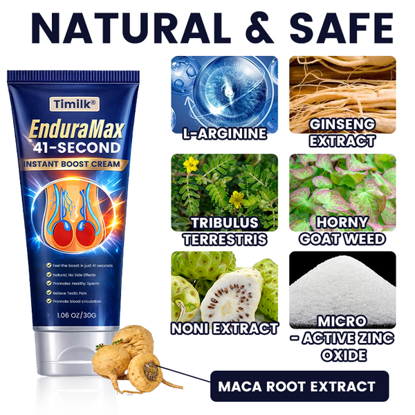 Best Selling 48% Offš„TimilkĀ® EnduraMax 41-Second Instant Erection Cream