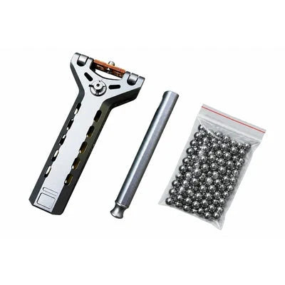 ✨Professional Telescopic Aluminum Alloy Auto-Loading Slingshot Full Kit (200 Steel Balls)
