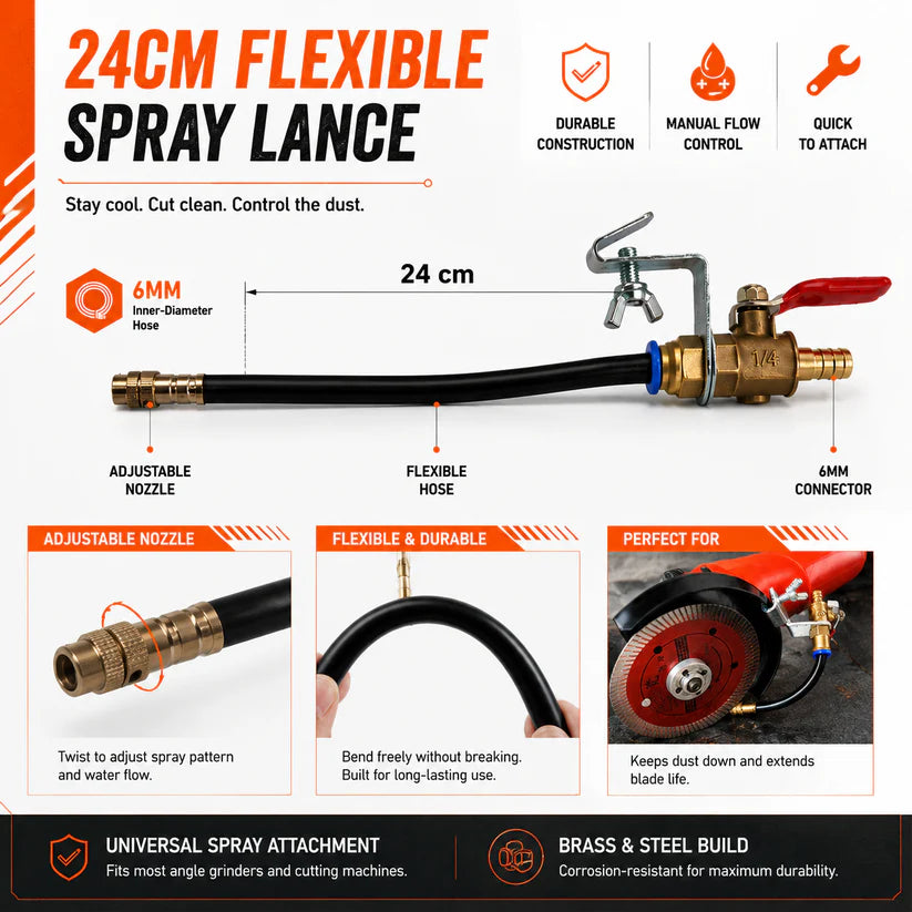π§ Universal Spray Attachment for Angle Grinders & Cutting Machines