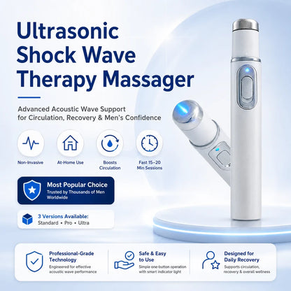 🔥Advanced Acoustic Shockwave Therapy  stamina, and male performance confidence, relieving muscle pain, joint stiffness, tendon discomfort💪