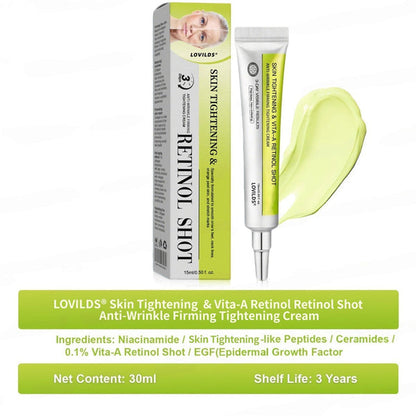 🧠👨‍⚕️Made and shipped from the USA 💫LOVILDS® Skin Tightening & Vita-A Retinol Retinol shot Anti-Wrinkle Firming Tightening cream - Last Day Promotion 50% OFF