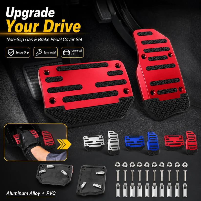 🚗Universal Non-Slip Car Brake & Gas Pedal Cover Set