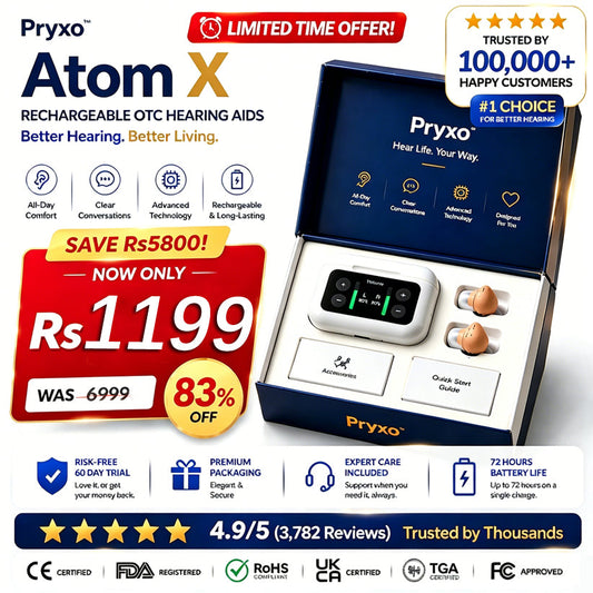 🔥 Bestseller of 2026! Pryxo™ Ear-Hook Smart AI Hearing Aid – Hear Clearly, Regain Your Confidence 💖