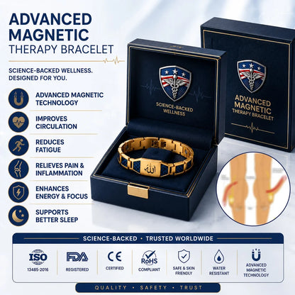 ✨🔥Men's Neodymium Magnetic Vitality Revival Therapy Bracelet