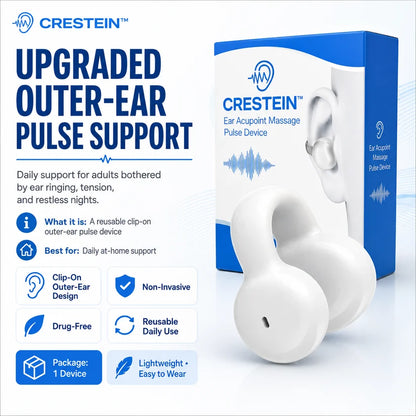 🔥 Crestein™ Ear Acupoint Massage Pulse Device ✨ New for 2026 👂💫 Limited Stock Available — Shop Before It’s Gone
