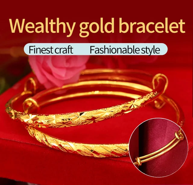 💥Gold Dragon Phoenix Bracelet【Jewellery shop closing down – massive clearance sale!】