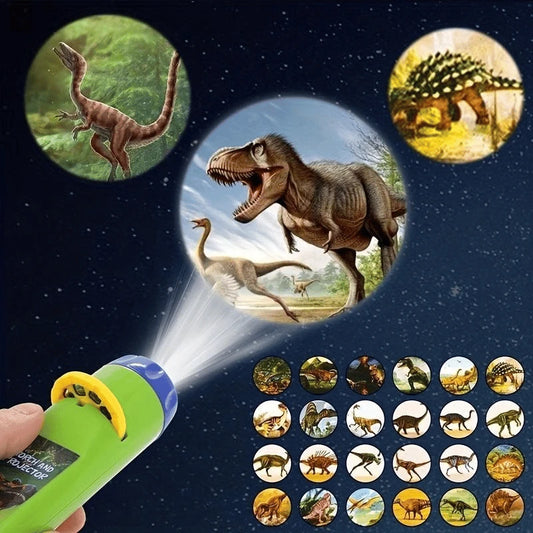 🦖 Dinosaur Projector Flashlight, Portable Dinosaur Projector Flashlight, Night Light Te