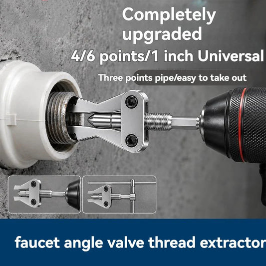 🔩 Broken Pipe Thread Remover - Grip And Remove Broken Faucet, Valve & Pipe Threads From The Inside