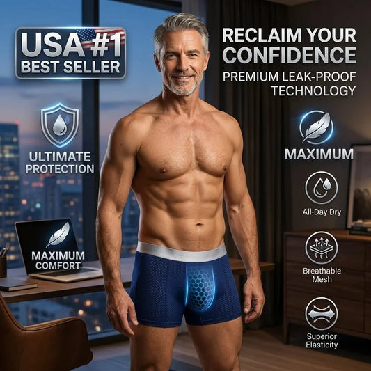 2026 HOT SALE🔥 Alcuras® Premium Leakproof lceSilk Mesh Men's Boxer