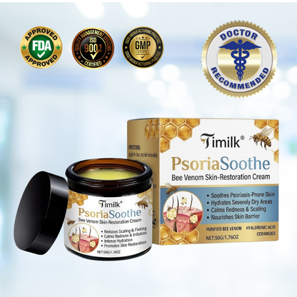💥Timilk® PsoriaSoothe Bee Venom Skin-Restoration Cream⏳Limited-time 49% off⏰💥