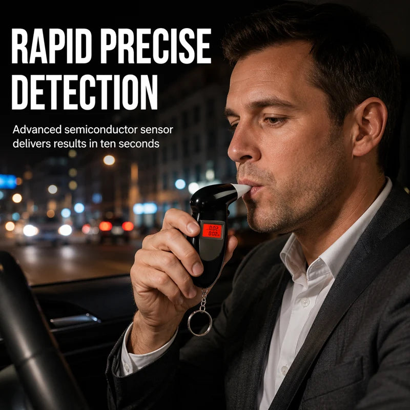 🚗Protect your personal safety and driving license!🔥Portable breathalyzer