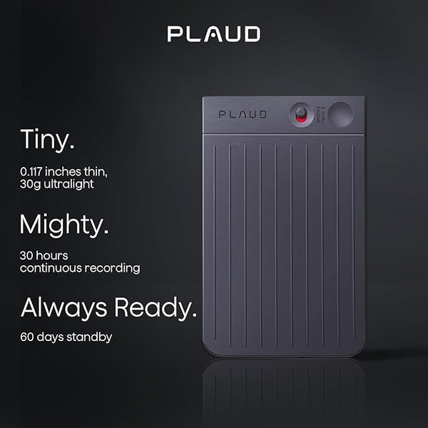 AI VOICE RECORDER DEVICE/DICTAPHONE W/CASE APP CONTROL AI TRANSCRIBE & SUMMARIZE SUPPORT 112 LANGUAGES 64GB DIGITAL AUDIO RECORDER FOR LECTURES MEETINGS CALLS