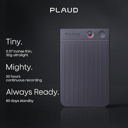 AI VOICE RECORDER DEVICE/DICTAPHONE W/CASE APP CONTROL AI TRANSCRIBE & SUMMARIZE SUPPORT 112 LANGUAGES 64GB DIGITAL AUDIO RECORDER FOR LECTURES MEETINGS CALLS
