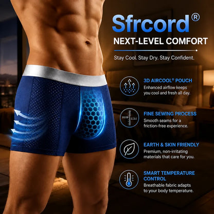 2026 HOT SALE🔥 Alcuras® Premium Leakproof lceSilk Mesh Men's Boxer