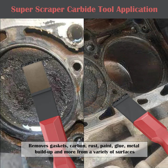 ⚙️ 2-Pack Tungsten Carbide Gasket Scraper Set for Auto Repair