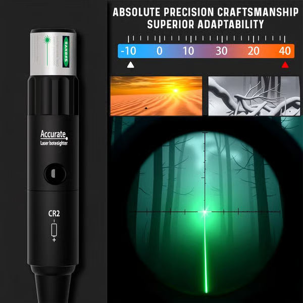 Professional Laser Bore Sight Kit Multiple Caliber Upgraded Green Bore Sighter