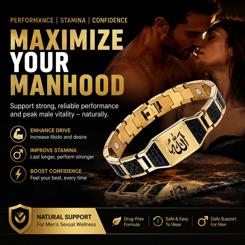 ✨🔥Men's Neodymium Magnetic Vitality Revival Therapy Bracelet