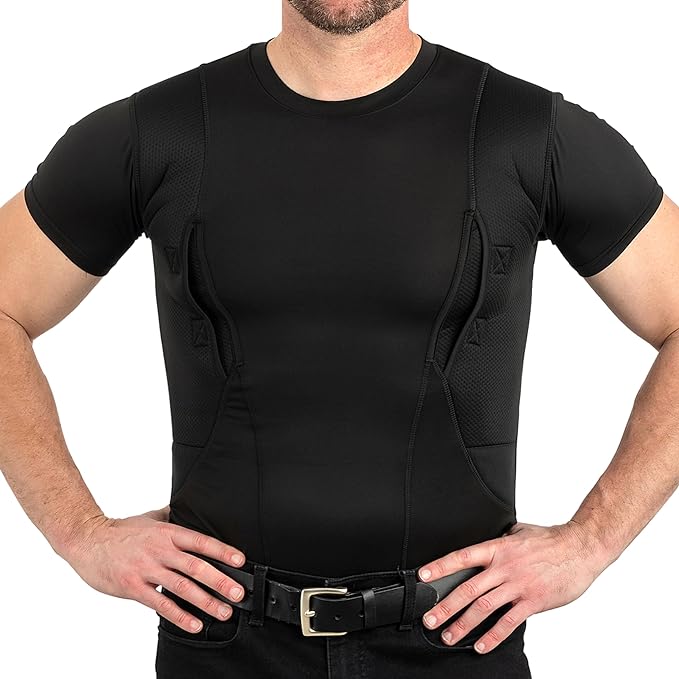Ambidextrous Concealed Carry Compression Shirt