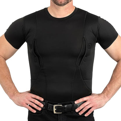 Ambidextrous Concealed Carry Compression Shirt