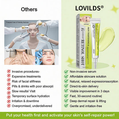 🧠👨‍⚕️Made and shipped from the USA 💫LOVILDS® Skin Tightening & Vita-A Retinol Retinol shot Anti-Wrinkle Firming Tightening cream - Last Day Promotion 50% OFF