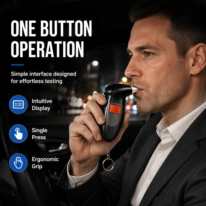 🚗Protect your personal safety and driving license!🔥Portable breathalyzer