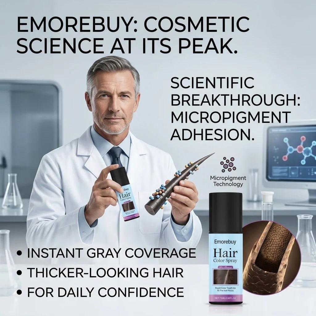 ⚡ Instant Root Cover Spray — Erase Gray Hair Instantly, Look Naturally Younger
