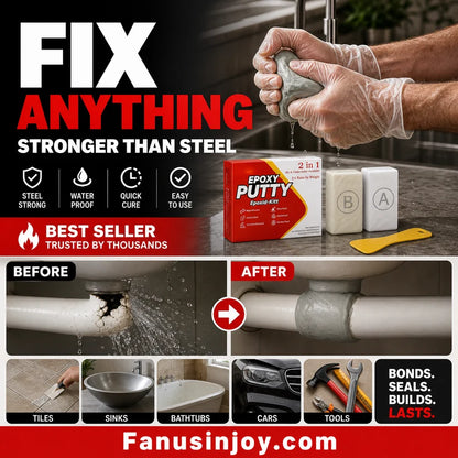 🏭Factory direct 44% off！🛠️All-purpose repair！🔥AB Epoxy Putty Stone Model Repair Clay