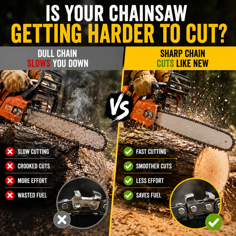 🔥Chainsaw Chain Sharpener Kit | Fast Portable Saw Chain Sharpening Tool