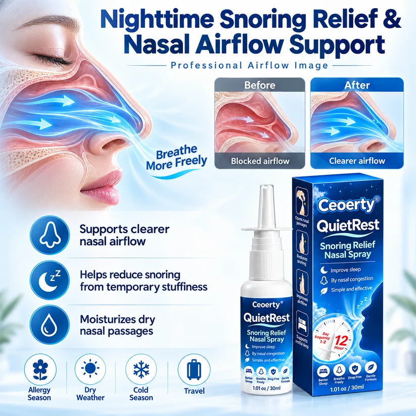 Ceoerty® QuietRest Snoring Relief Nasal Spray