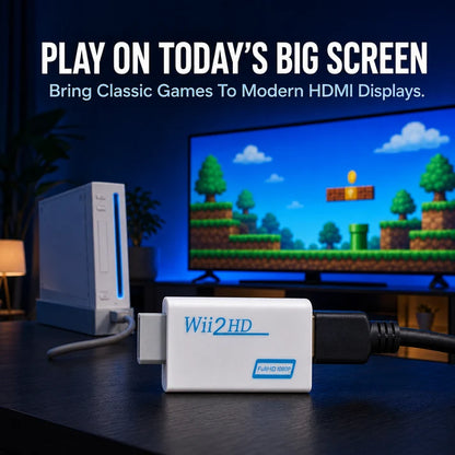 🎮 Classic Console to HDMI Adapter – Plug & Play 1080P Converter
