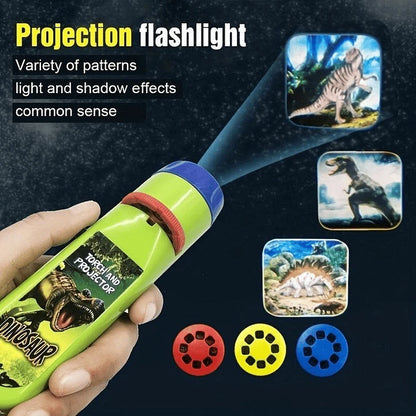 🦖 Dinosaur Projector Flashlight, Portable Dinosaur Projector Flashlight, Night Light Te