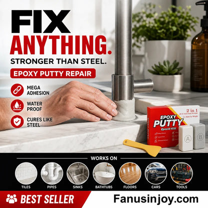 🏭Factory direct 44% off！🛠️All-purpose repair！🔥AB Epoxy Putty Stone Model Repair Clay