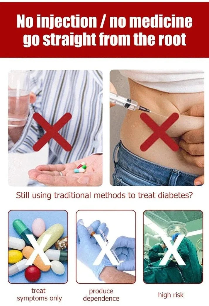 Diabetic Health Acupoint Patch, Natural Herbal Support for Blood Sugar Control