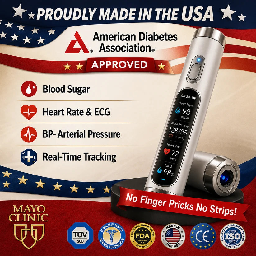 Non-Invasive Smart Blood Sugar Tracking Device 99.9% Accuracy