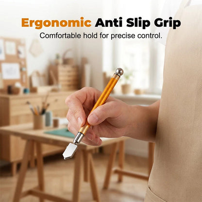 🥳2026 HOT SALE🥳💞50K+ SOLD!🔧💎 49% OFF! Professional Diamond Glass Cutter – Precision carbide tip, alloy handle & anti‑slip grip. Clean cuts on tiles, mirrors & thick glass – save on professional fees! 🛠️✨