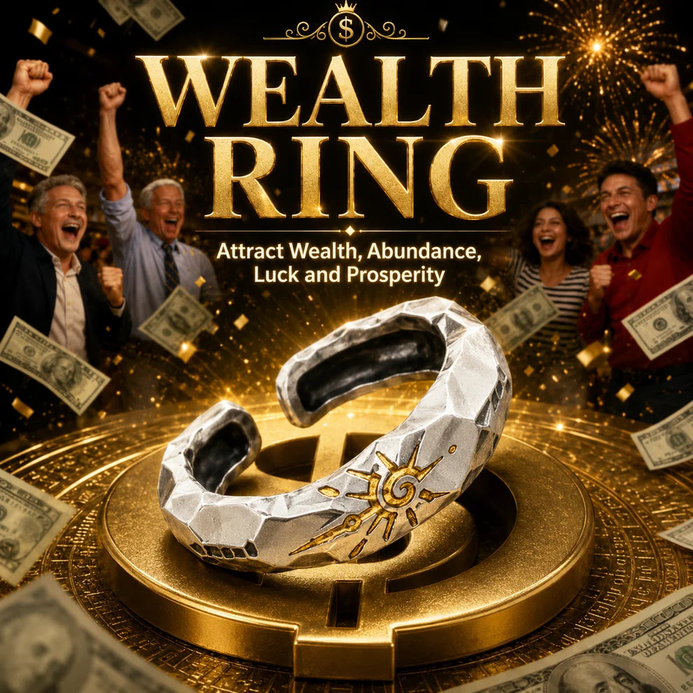 💰 Fortune Flow Money Ring – Attract Wealth & Abundance💸