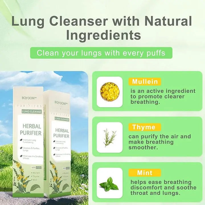 🔥🔥Final 3 Hours: 70% OFF BQYOOM™ Mullein Relaxation Stick – Soothes Lungs, Detoxifies, Freshens Breath