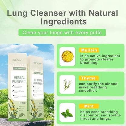 🔥🔥Final 3 Hours: 70% OFF BQYOOM™ Mullein Relaxation Stick – Soothes Lungs, Detoxifies, Freshens Breath