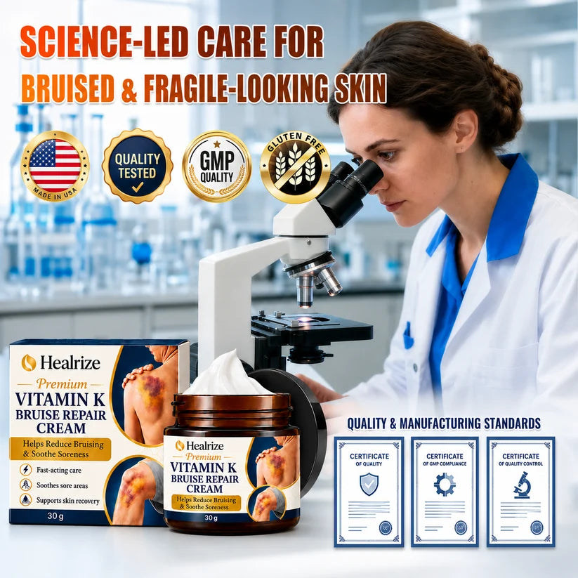🔥𝐇𝐞𝐚𝐥𝐫𝐢𝐳𝐞® Premium Vitamin K Bruise Repair Cream