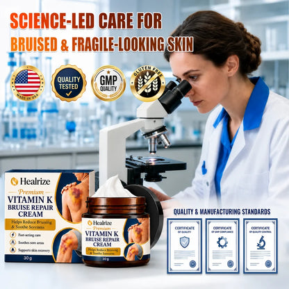 🔥𝐇𝐞𝐚𝐥𝐫𝐢𝐳𝐞® Premium Vitamin K Bruise Repair Cream