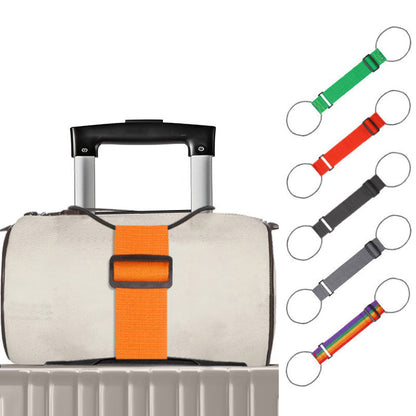 Open media 2 in modal Open media 3 in modal Open media 4 in modal Open media 5 in modal Open media 6 in modal MYSITE  LockRide Pro: Adjustable Luggage Strap for Secure Stacking & Hands-Free Travel