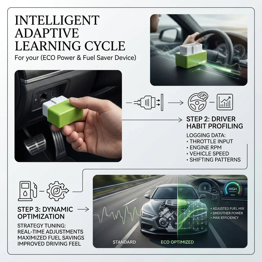 ⚡ OBD2 ECO Power & Fuel Saver Device