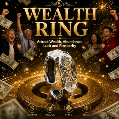 💰 Fortune Flow Money Ring – Attract Wealth & Abundance💸