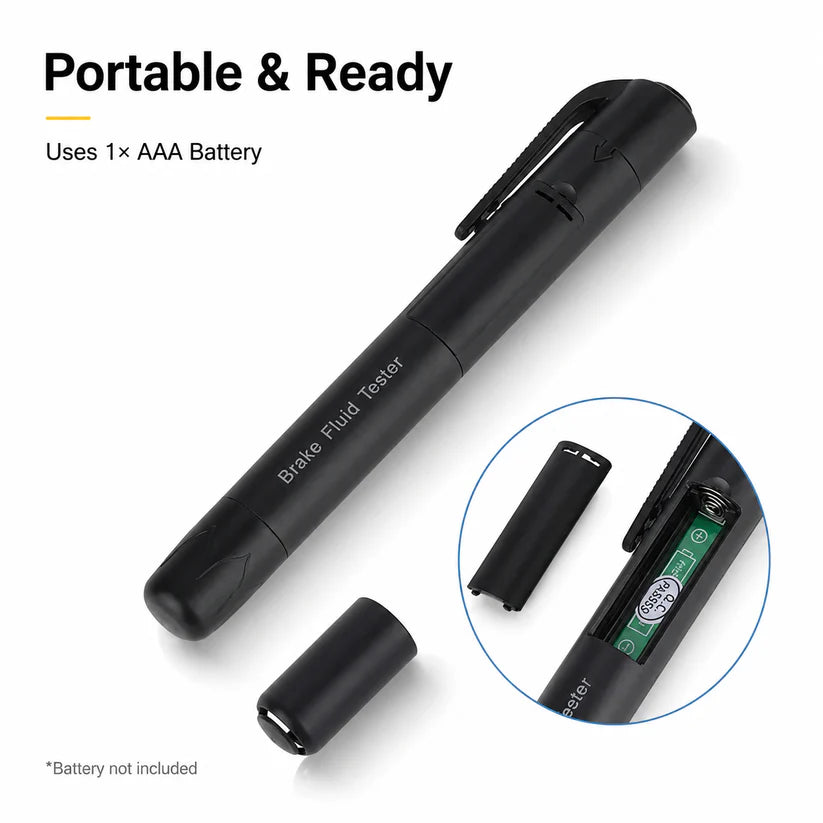🚗 Portable Brake‐Fluid Tester Pen for DOT 3 / DOT 4 / DOT5.1