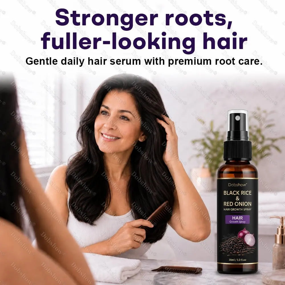 🔥Dobshow® Black Rice & Red Onion Hair Growth Spray