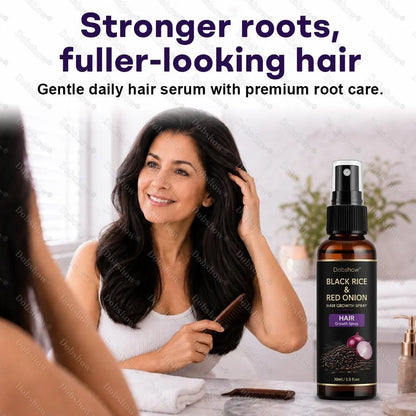🔥Dobshow® Black Rice & Red Onion Hair Growth Spray