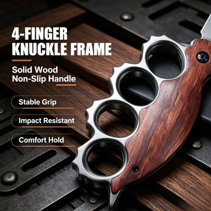 🔥Tiger Finger Fist Tactical Folding Knife🗡️Ideal for outdoor adventures, fishing, and camping with outdoor cooking