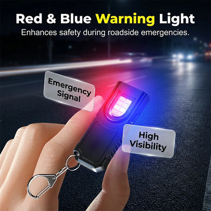 💥 [50% OFF Limited Time] 🔥 Magnetic Mini Keychain Flashlight | Ultralight (25g)
