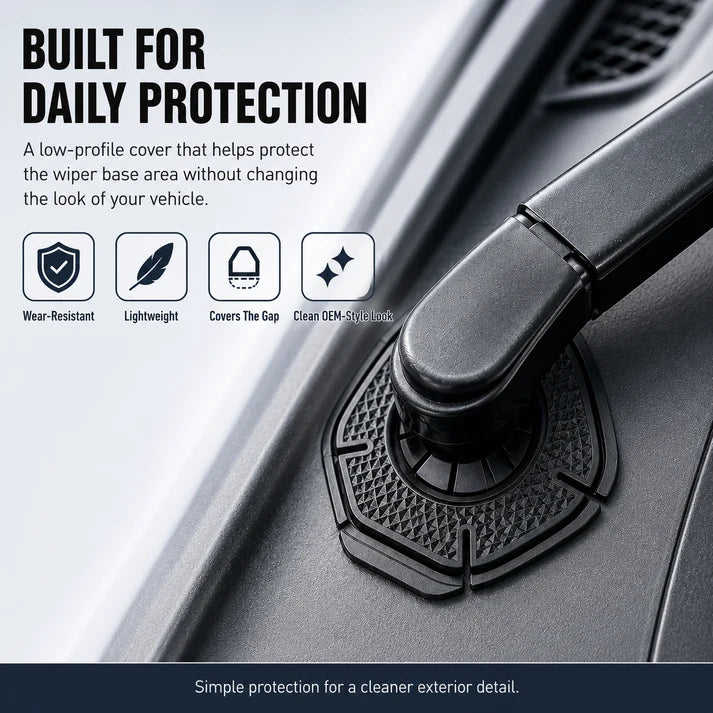 🚗 6PCS Wiper Arm Hole Protector – Silicone Dust Cover for Cars, SUVs & Trucks