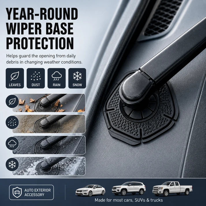 🚗 6PCS Wiper Arm Hole Protector – Silicone Dust Cover for Cars, SUVs & Trucks
